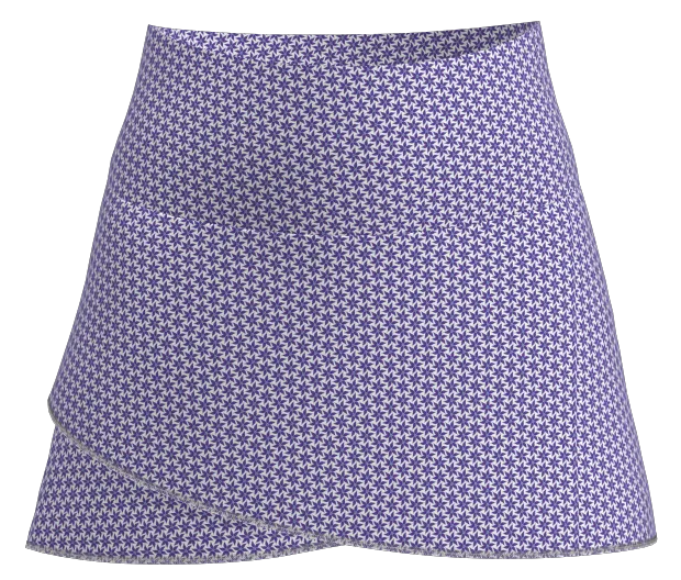 AB SPORT Women's Tennis Skirt BSKT03-WHROY