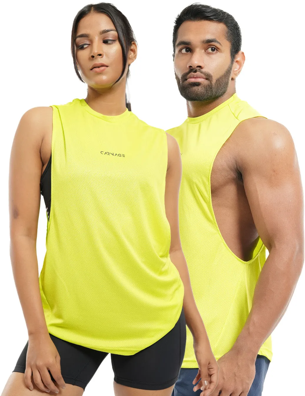 Active Drop Hole Tank- Unisex