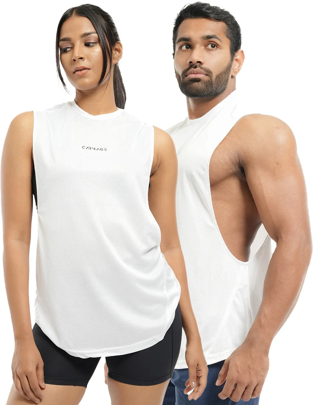 Active Drop Hole Tank- Unisex