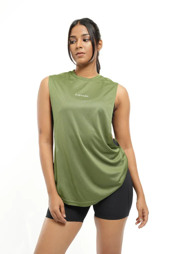 Active Drop Hole Tank- Unisex