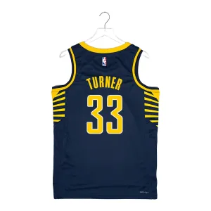 Adult Indiana Pacers #33 Myles Turner Icon Swingman Jersey by Nike