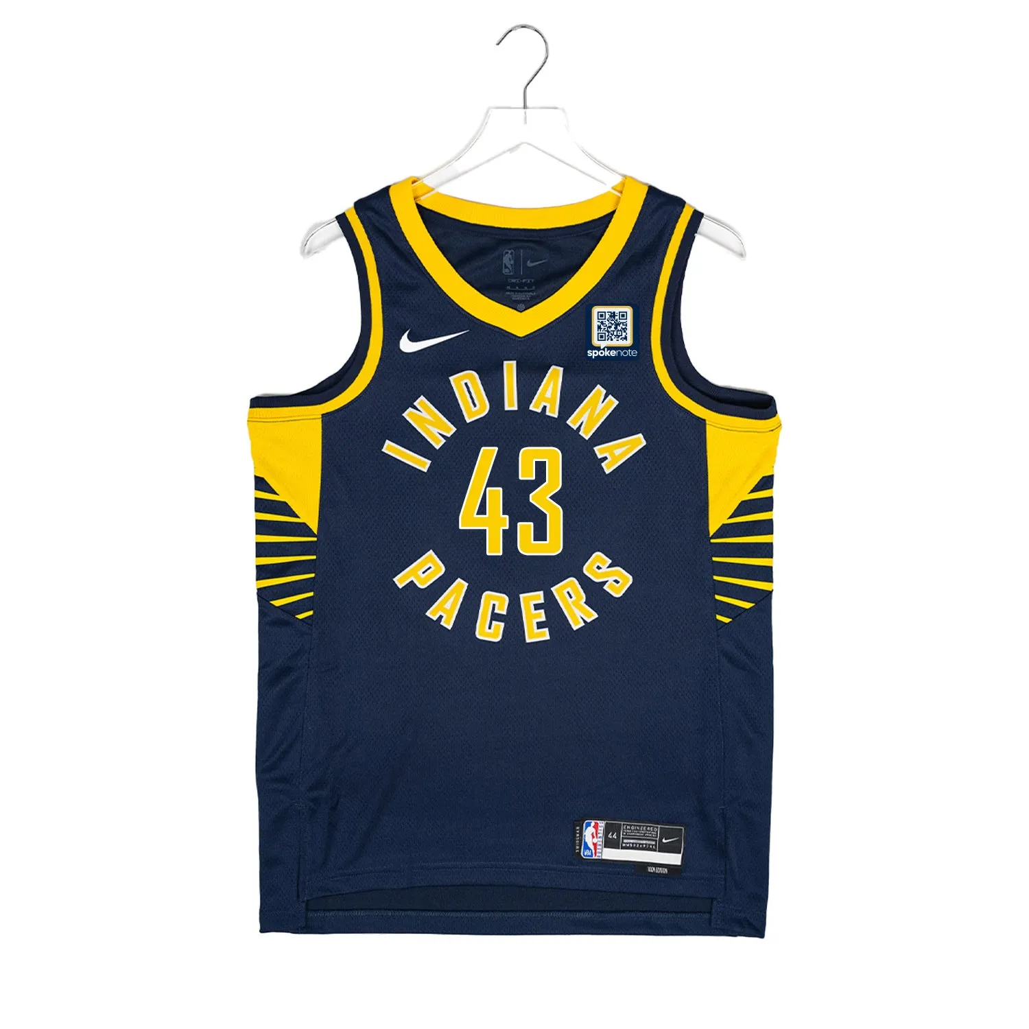 Adult Indiana Pacers #43 Pascal Siakam Icon Swingman Jersey by Nike