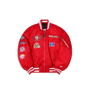 Alpha Industries X San Francisco 49ers MA-1 Bomber Jacket