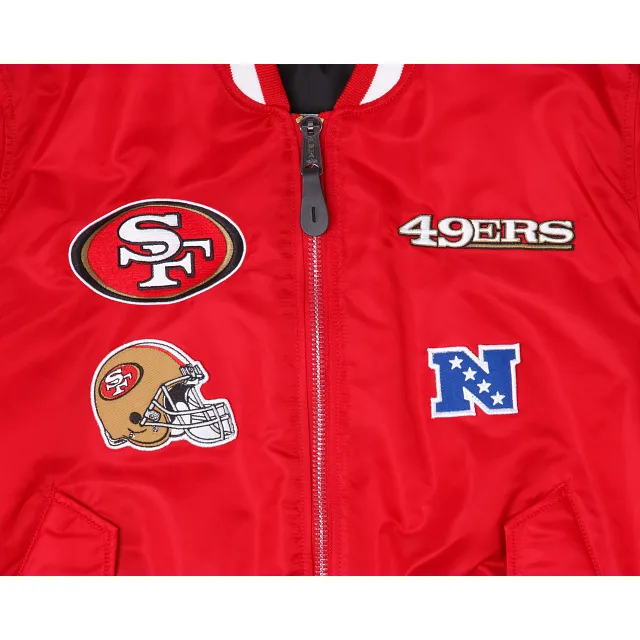 Alpha Industries X San Francisco 49ers MA-1 Bomber Jacket