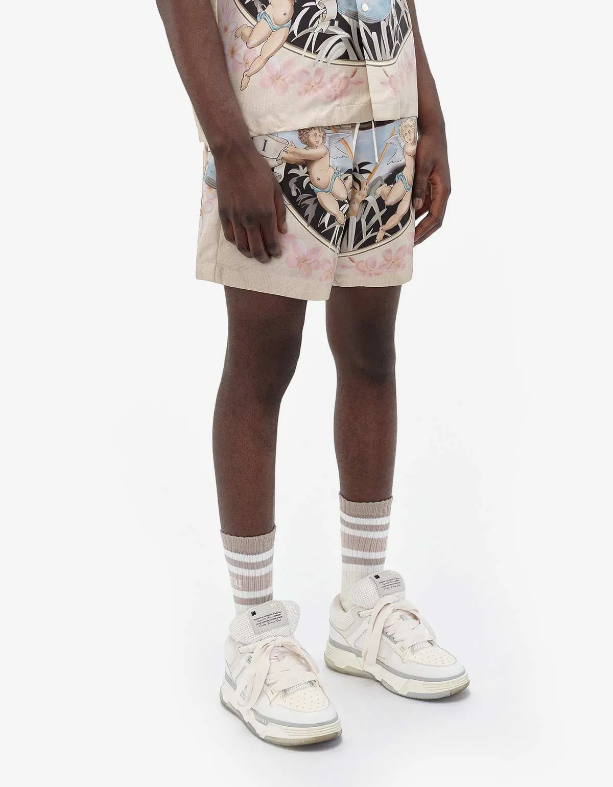 Amiri Cherub Silk Shorts