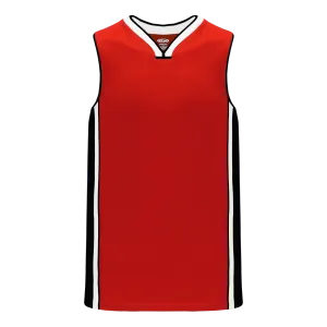 Athletic Knit (AK) B1715A-414 Adult Chicago Bulls Red Pro Basketball Jersey