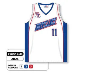 Athletic Knit Custom Sublimated Basketball Jersey Design 1116