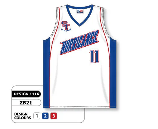 Athletic Knit Custom Sublimated Basketball Jersey Design 1116