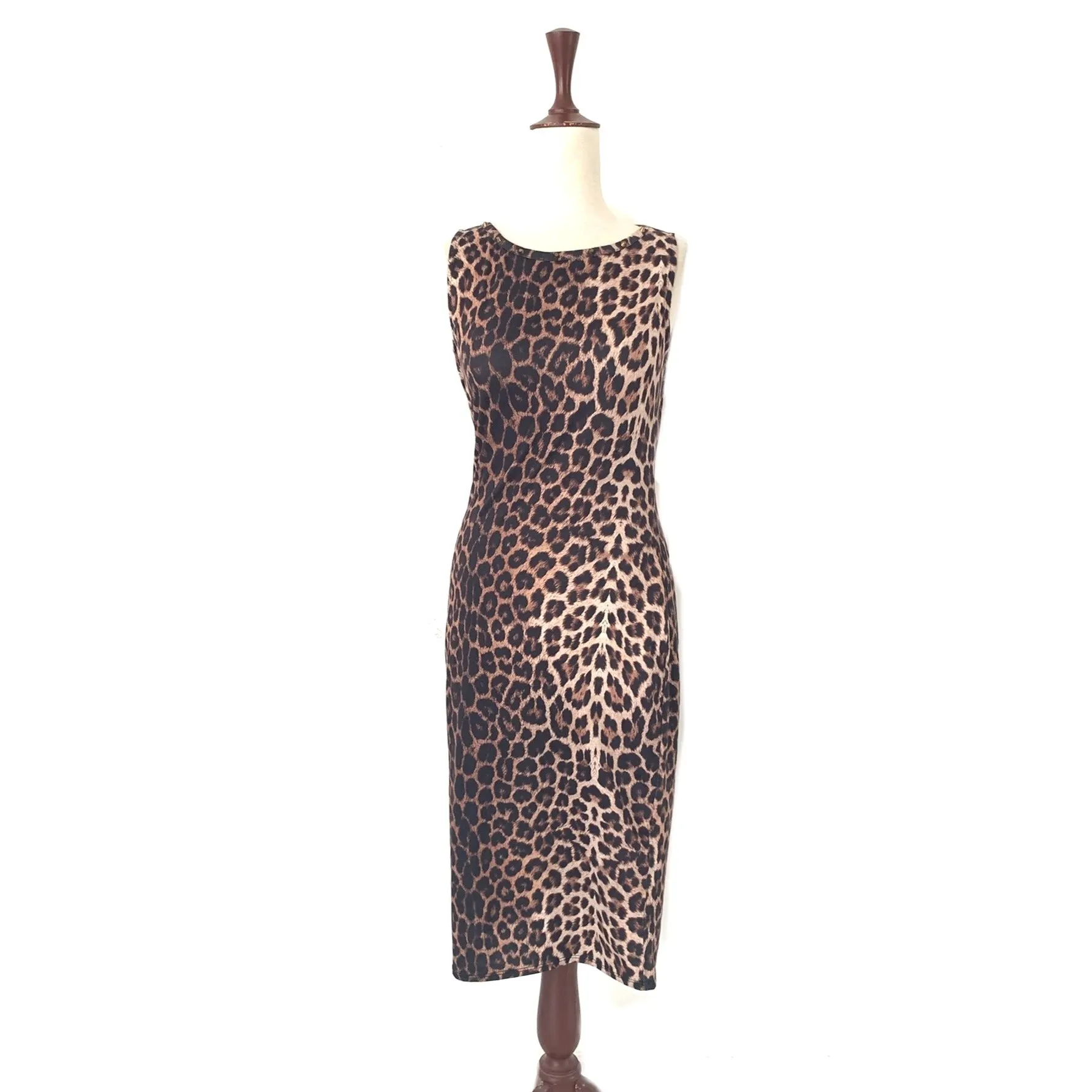 Atmosphere Animal Print Sleeveless Dress | Brand New |