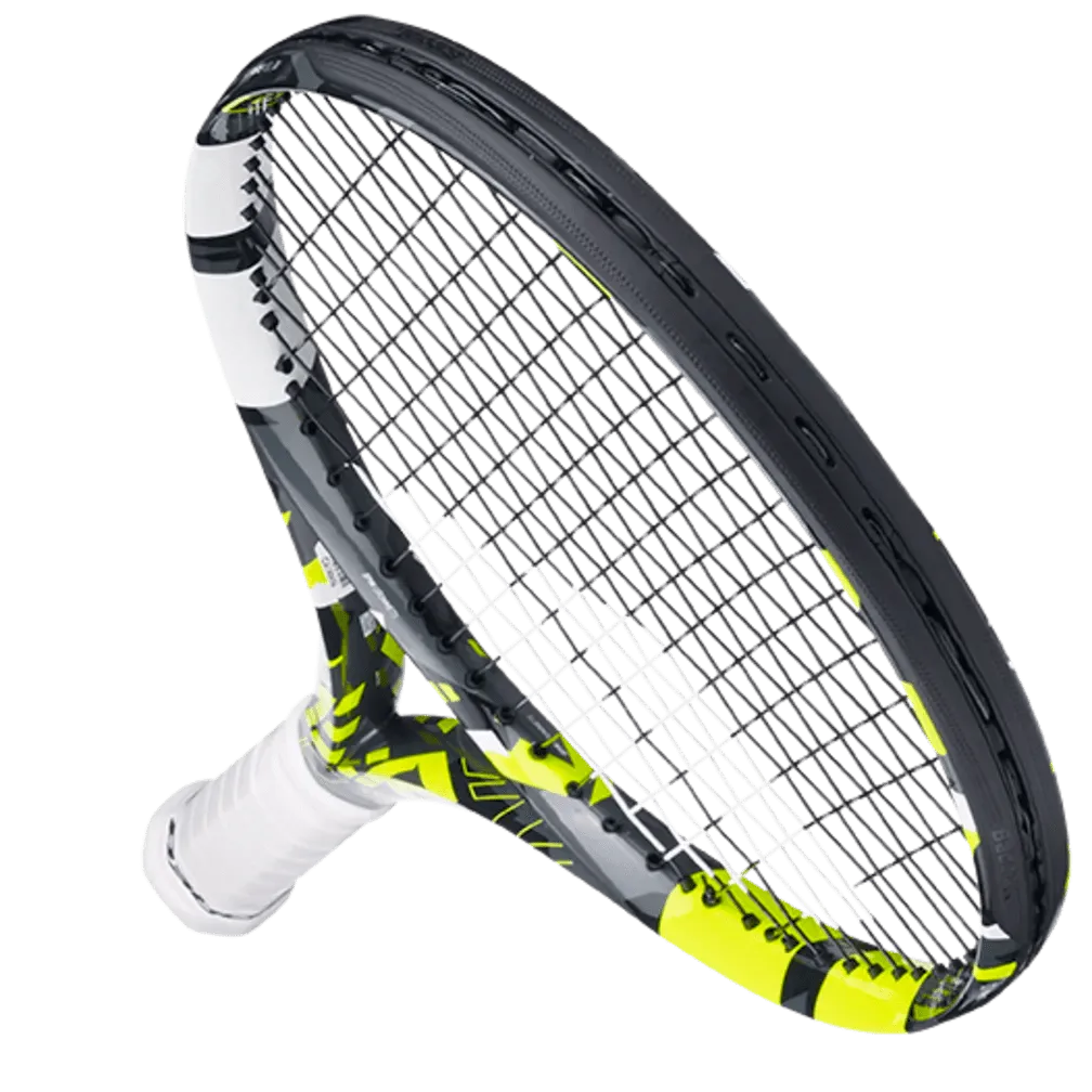 Babolat Pure Aero Alacraz Lite OR Team White Yellow GRAPHITE Unstrung No Cover Tennis Racket