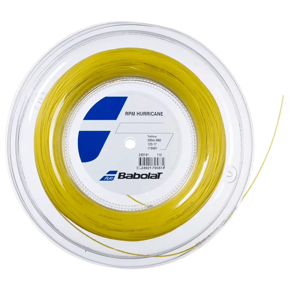 Babolat RPM Hurricane 200M Yellow Tennis String [WS]