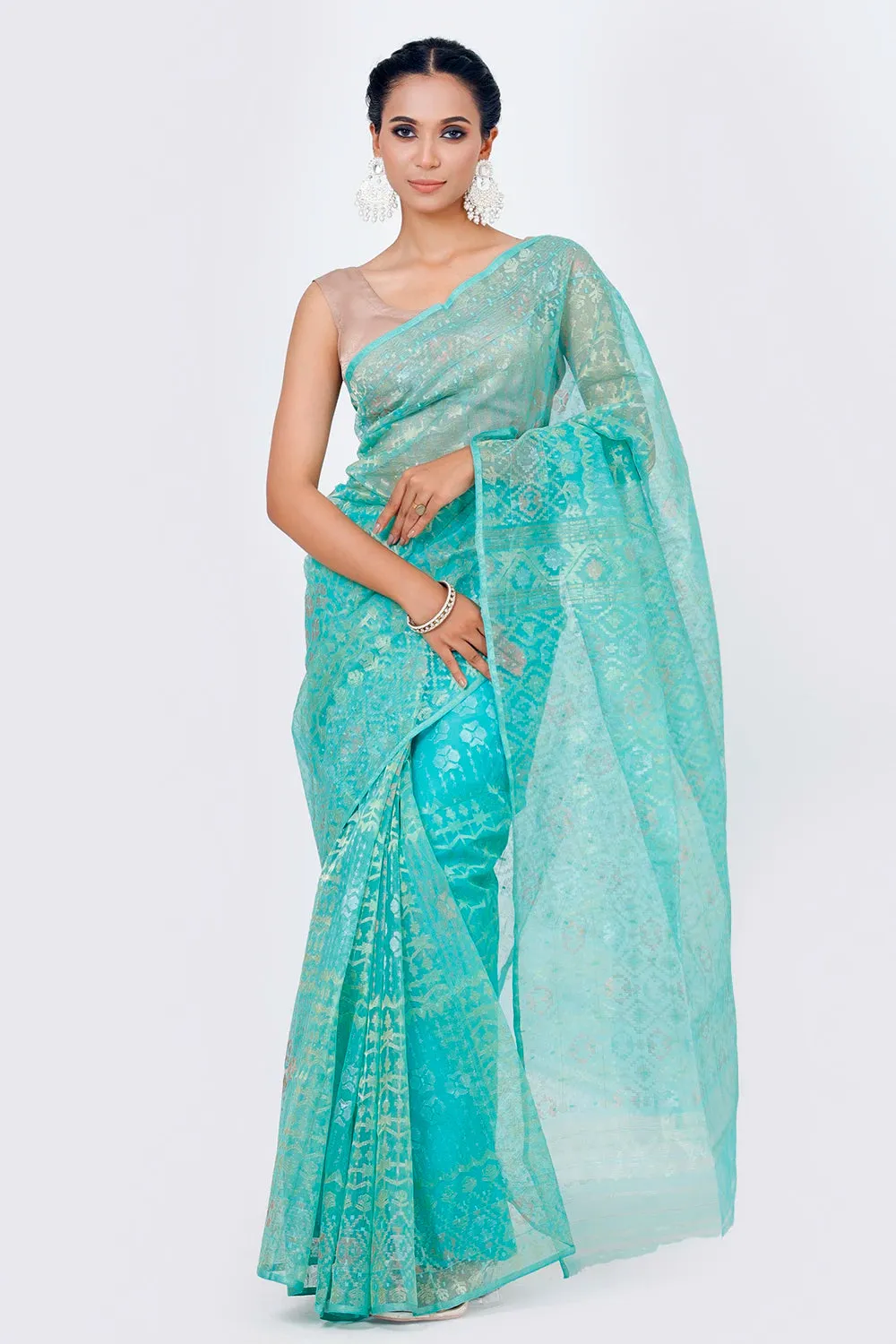 Belwari Jamdani Saree