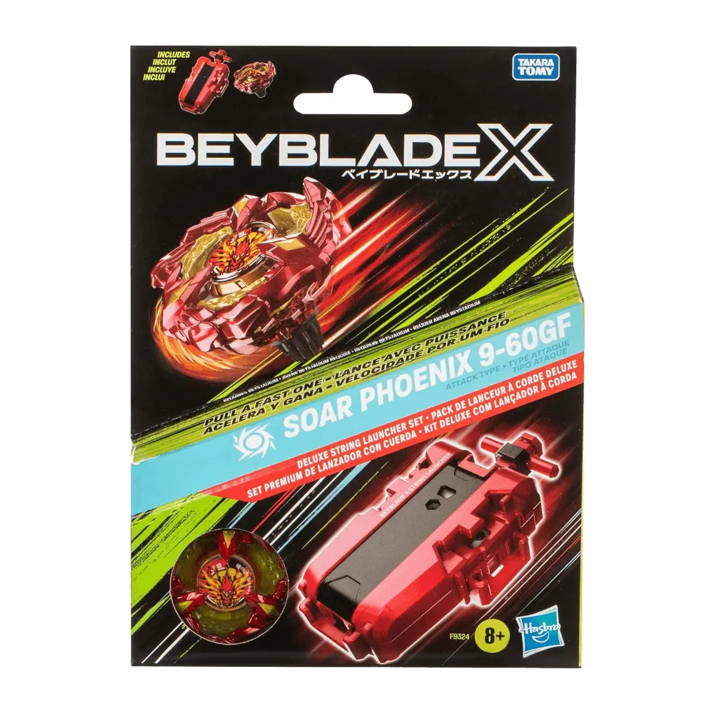 Beyblade X - Deluxe String Launcher Set - Soar Phoenix 9-60GF