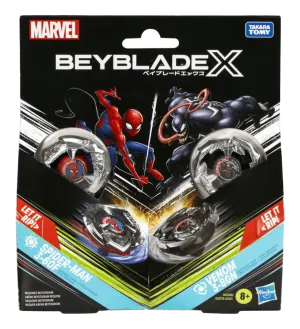 Beyblade X - Marvel - Spider-Man 3-60F vs Venom 3-80N