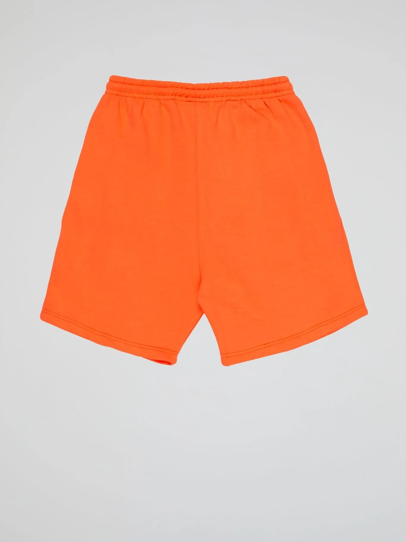 Bhype Society - Neon Orange Shorts Bhype Logo Essentials