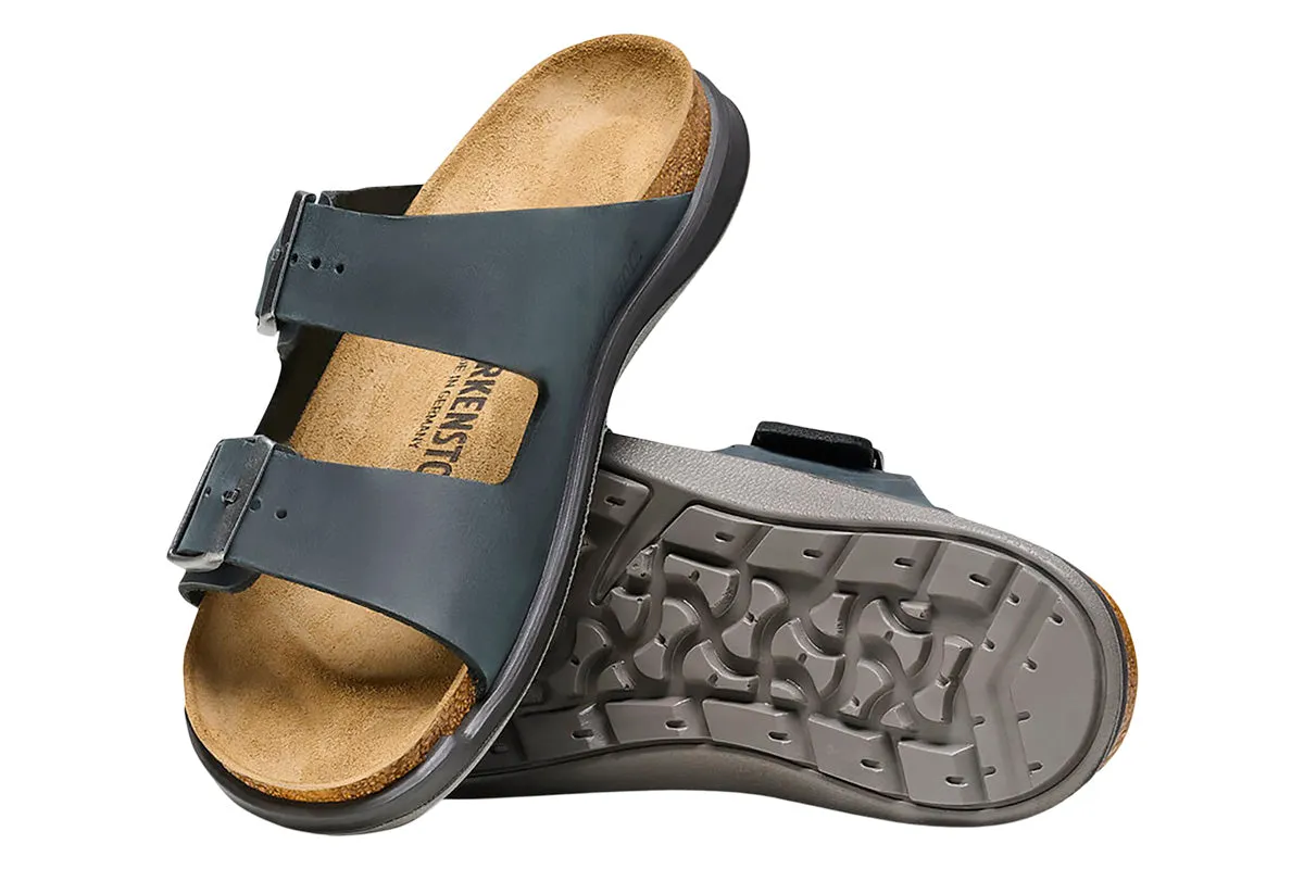 Birkenstock Arizona Cross Town R Black Oiled Leather Womens