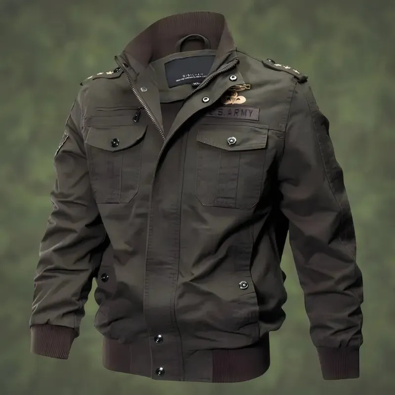 Bruno - Giacca Bomber Stile Militare