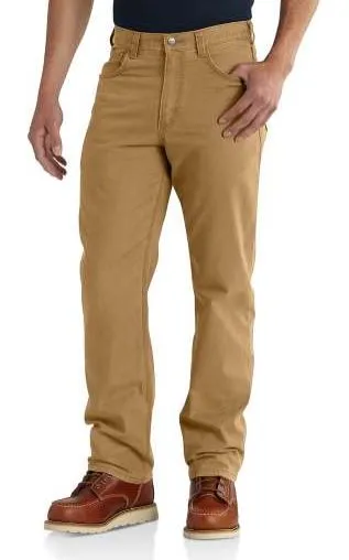 Carhartt Mens Rugged Flex Relaxed Fit Canvas 5-Pocket Work Pant