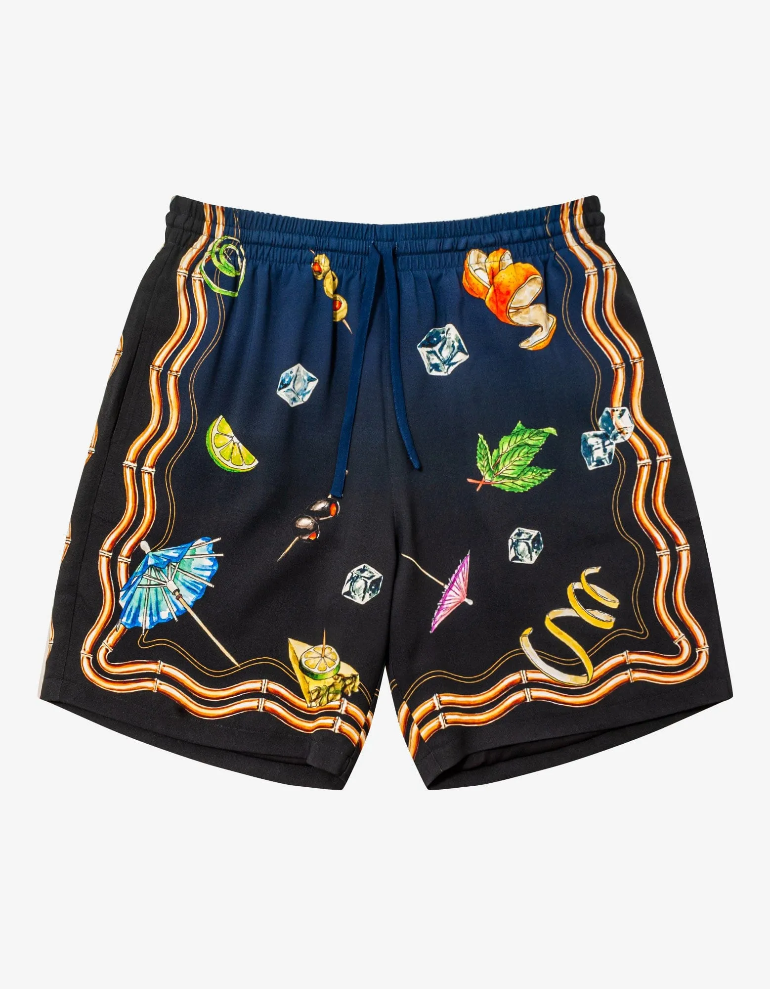 Casablanca Navy Blue Casa Club Nuit Shorts