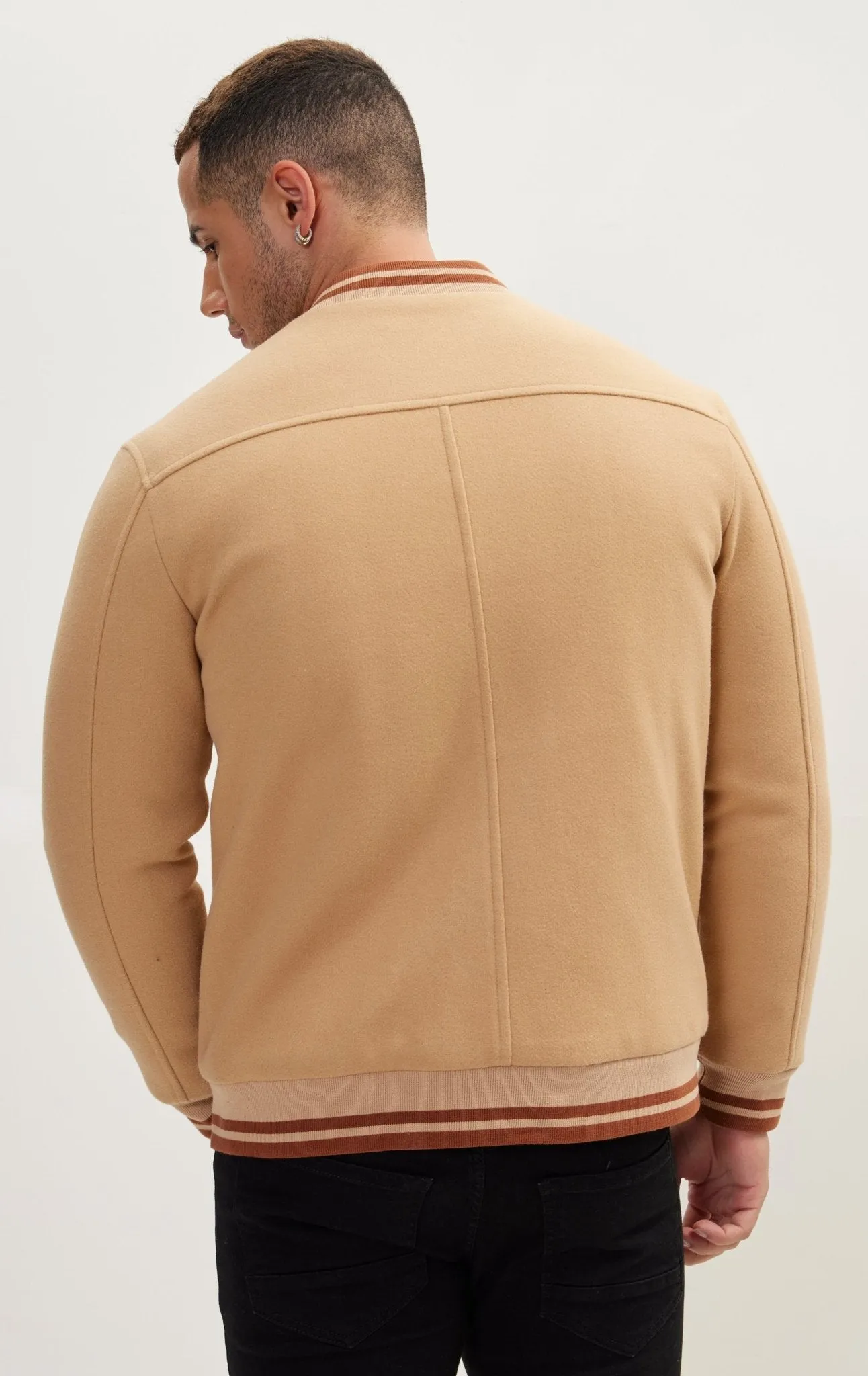 Classic Bomber Jacket - Camel