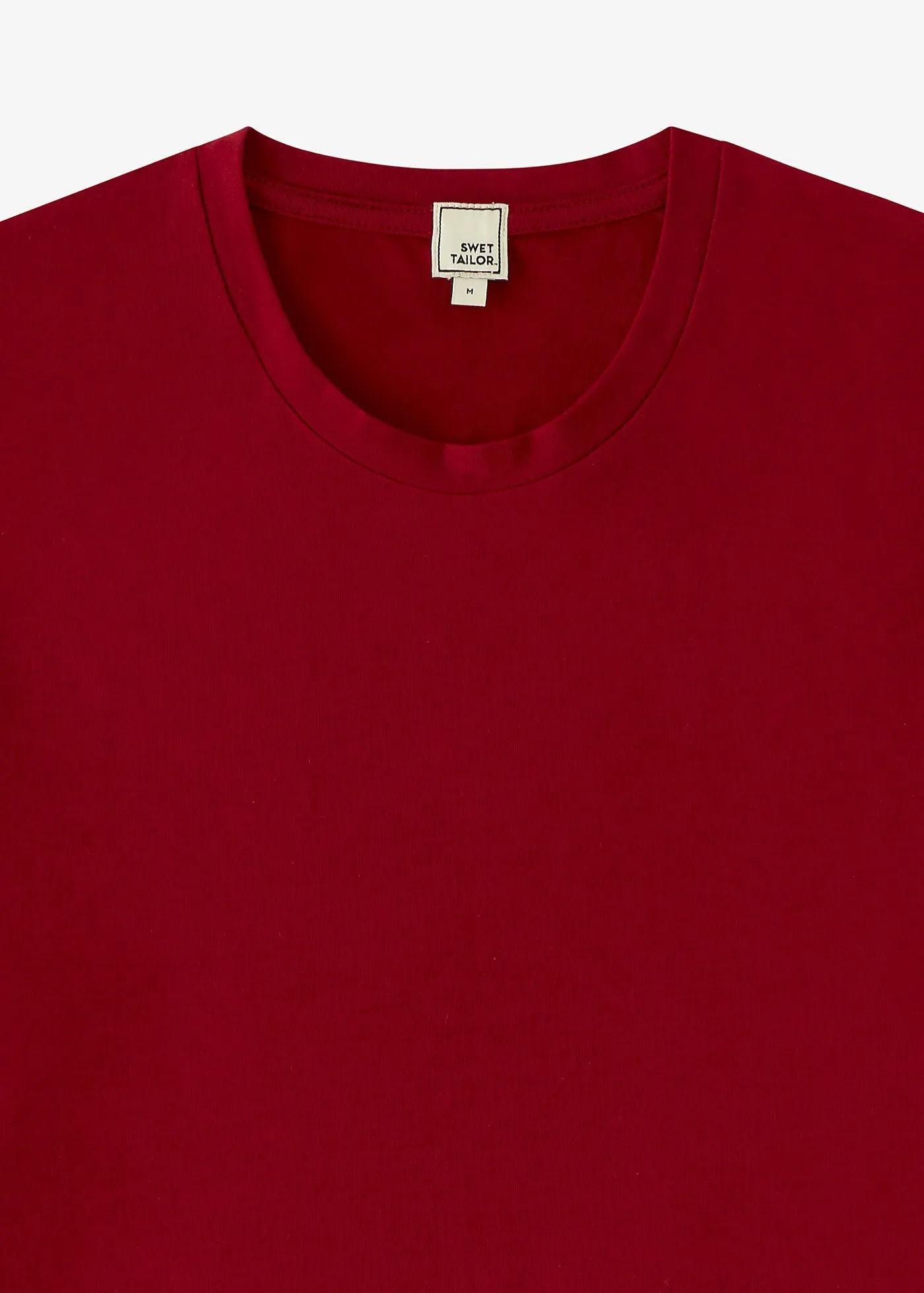 Cotton Stretch T-Shirt | Claret