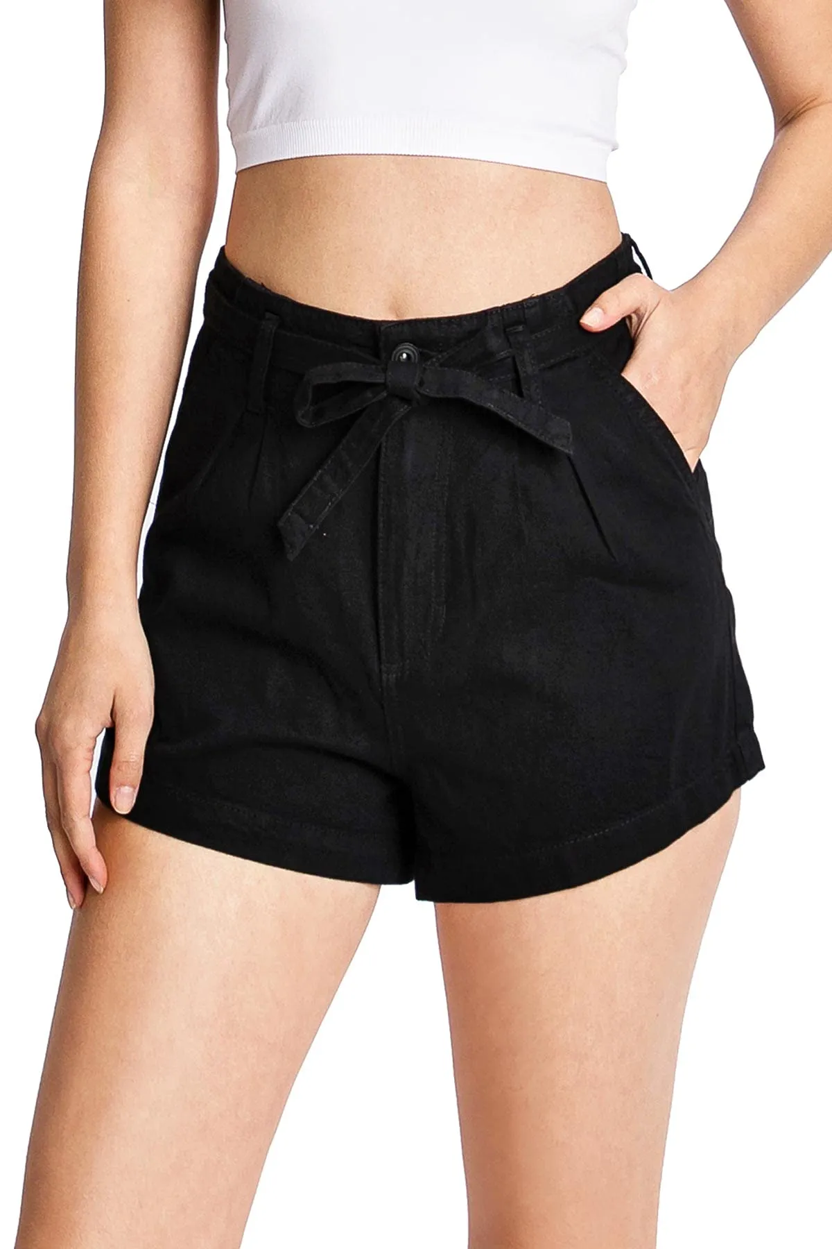 Crush Denim Shorts