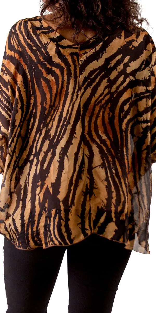 Diana Zebra Print Blouse