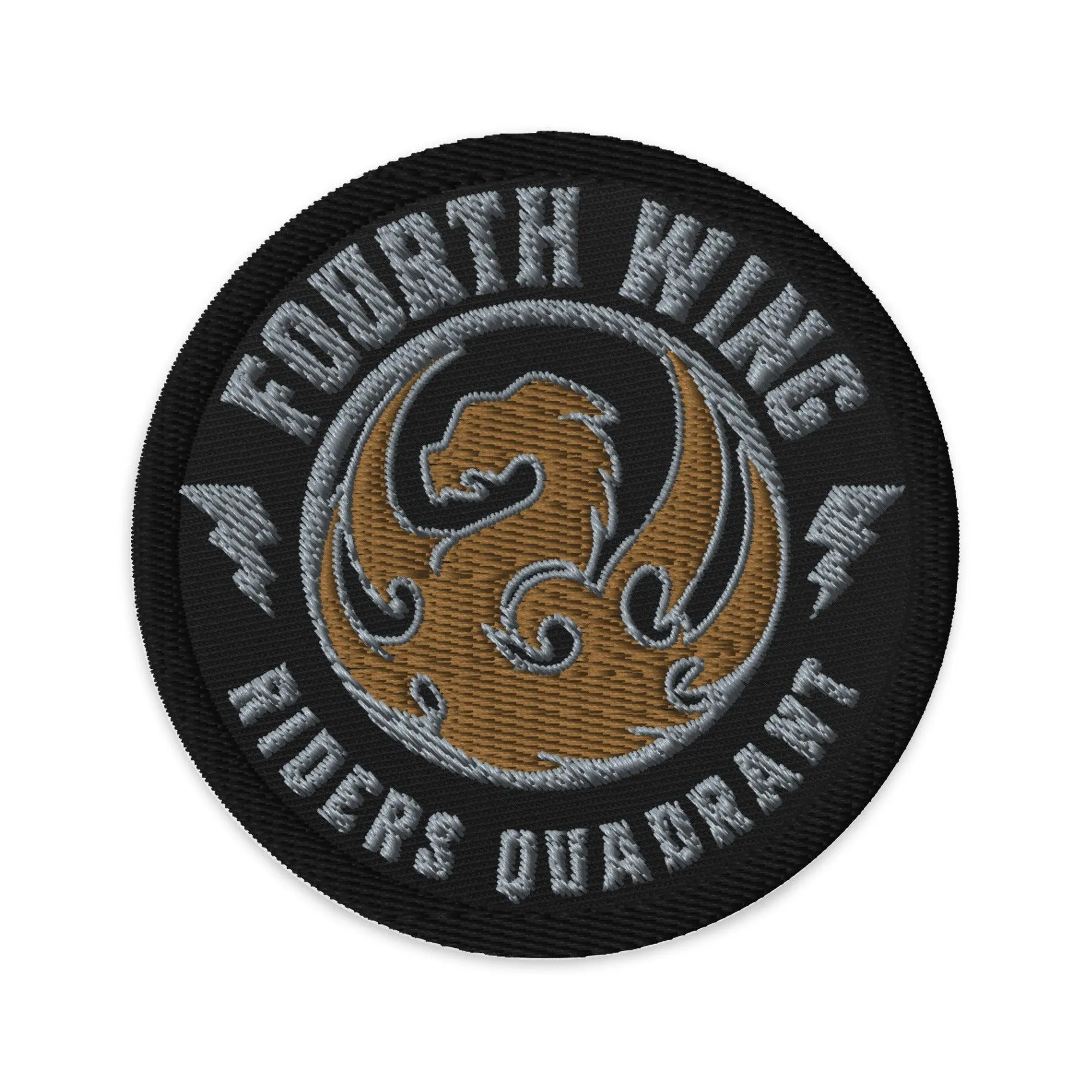 Fourth Wing Embroidered Patch