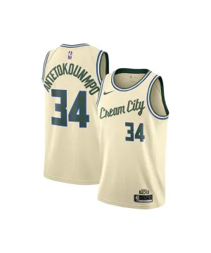 Giannis Antetokounmpo MIL City Edition Nike NBA Swingman Jersey