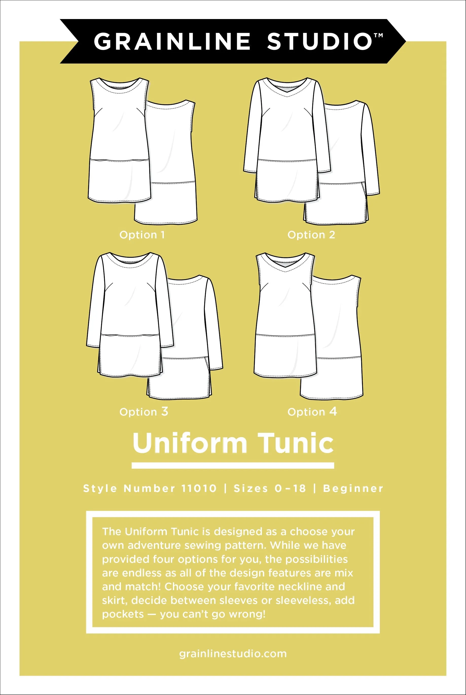 Grainline Pattern - Uniform Tunic