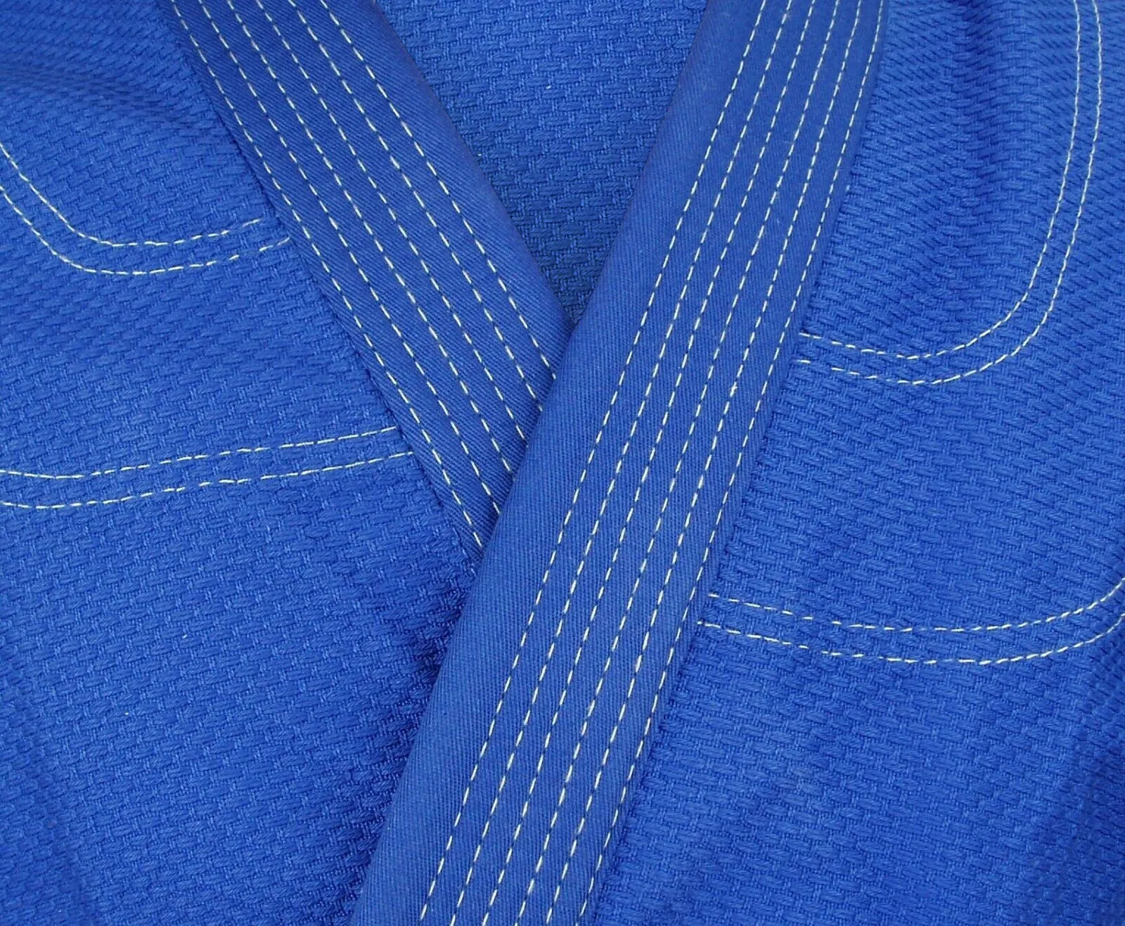 Jiu Jitsu Jacket, Single Weave, Blue