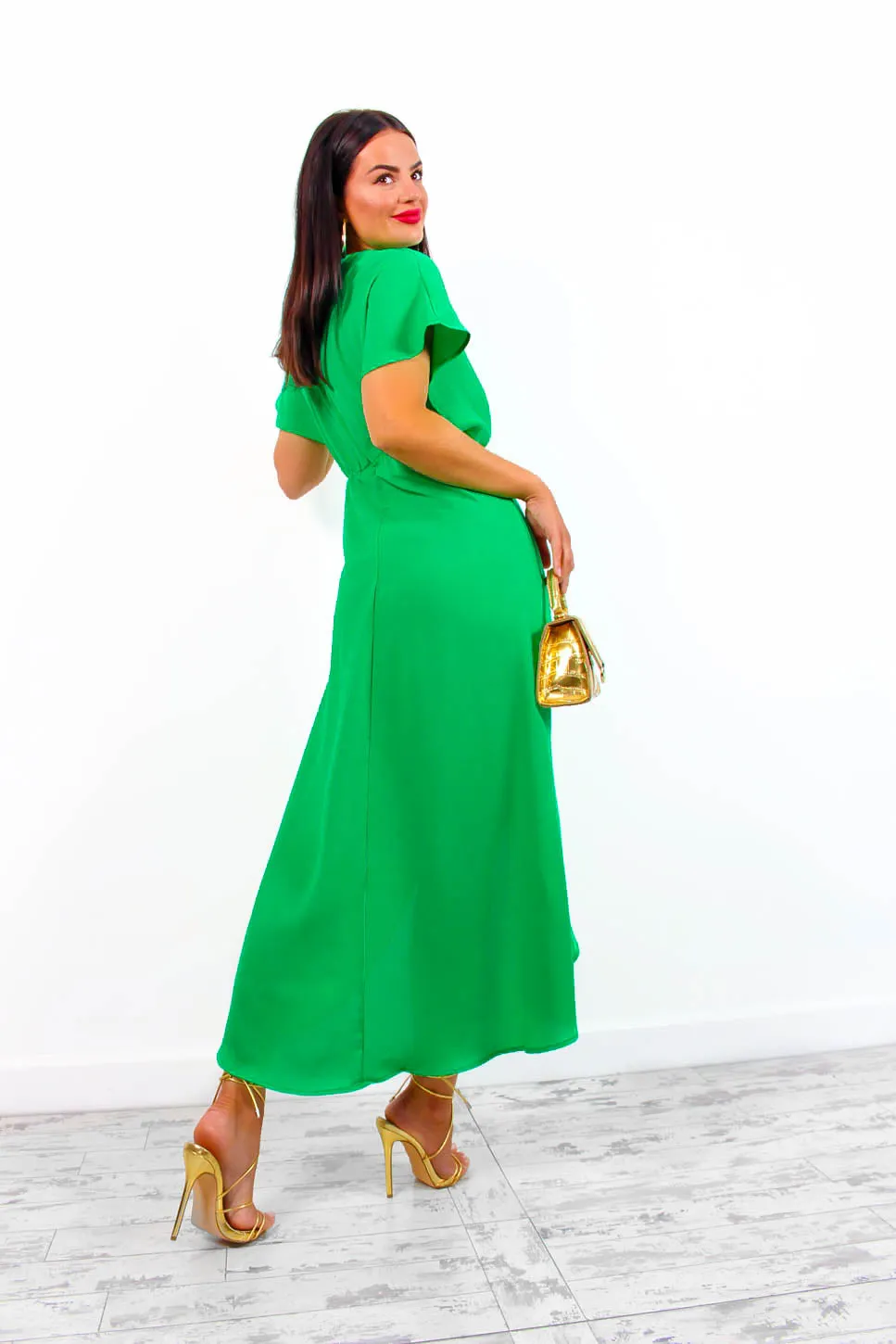 Knot In Love - Green Maxi Dress