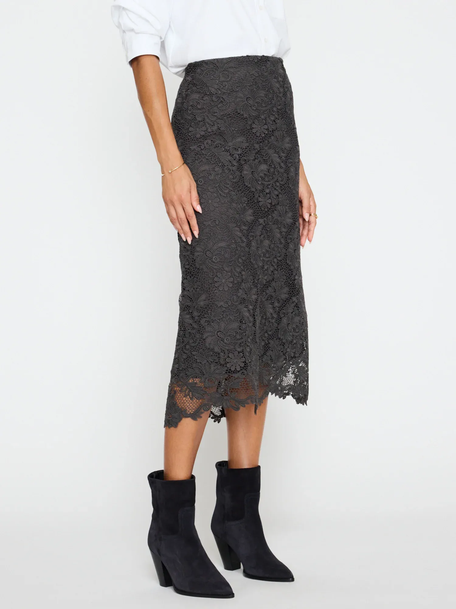 LCS4176h Brochu Walker Mara Lace Skirt