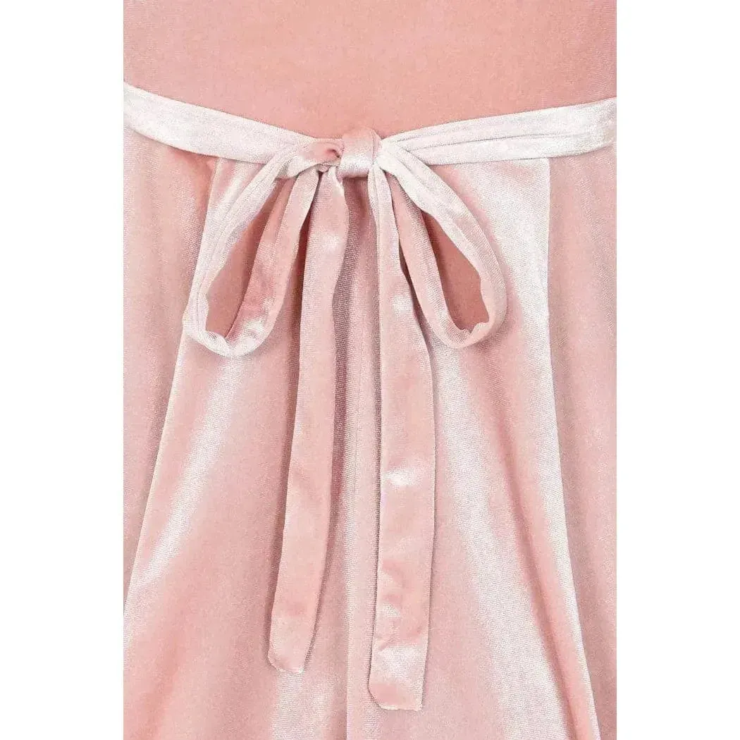 Lyra Mini Dress - Pink Pearl