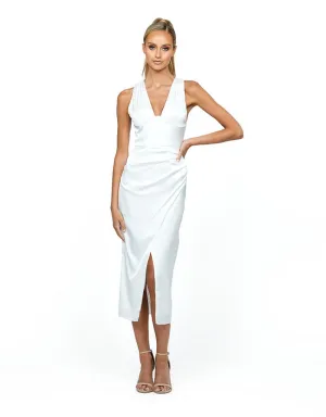 MARILYN HALTER MIDI DRESS BL54D32S