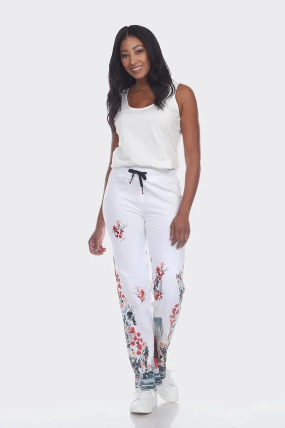 MCP Pull-on Zen Print Pants-White