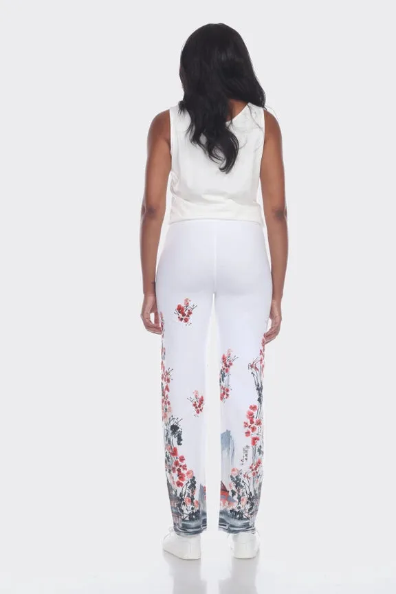 MCP Pull-on Zen Print Pants-White