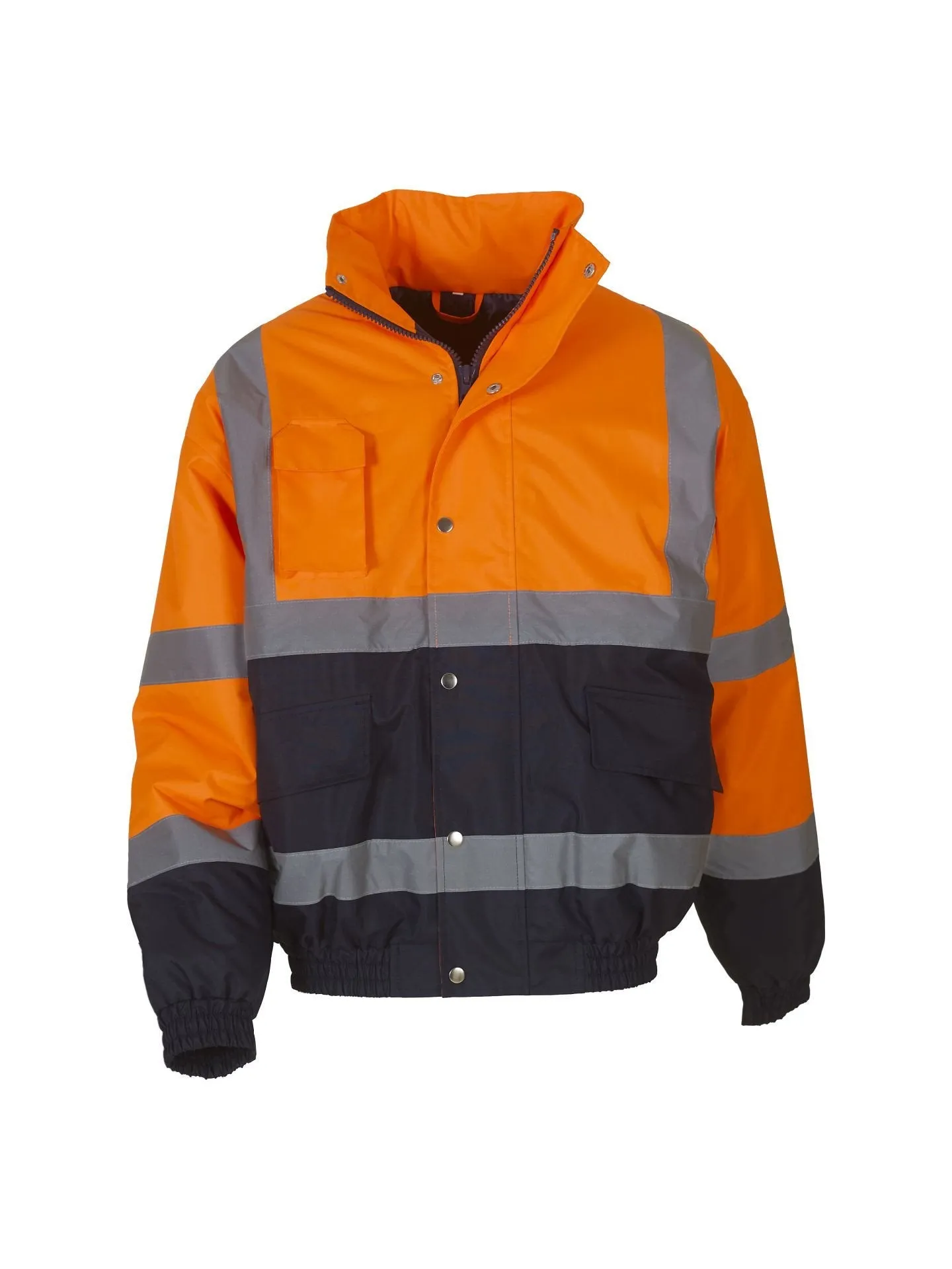 Men's High Vis Two-Tone Bomber Work Jacket