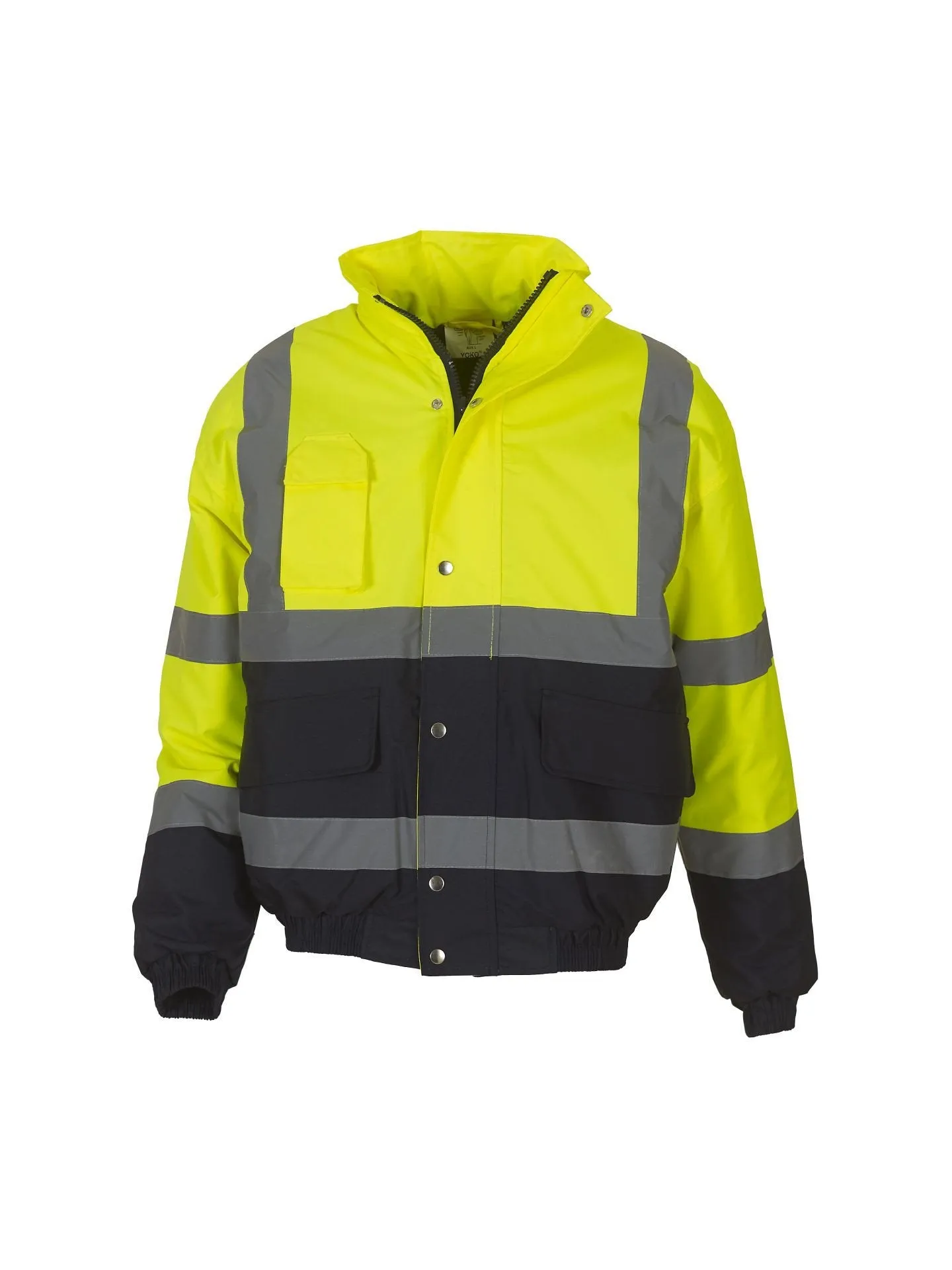 Men's High Vis Two-Tone Bomber Work Jacket