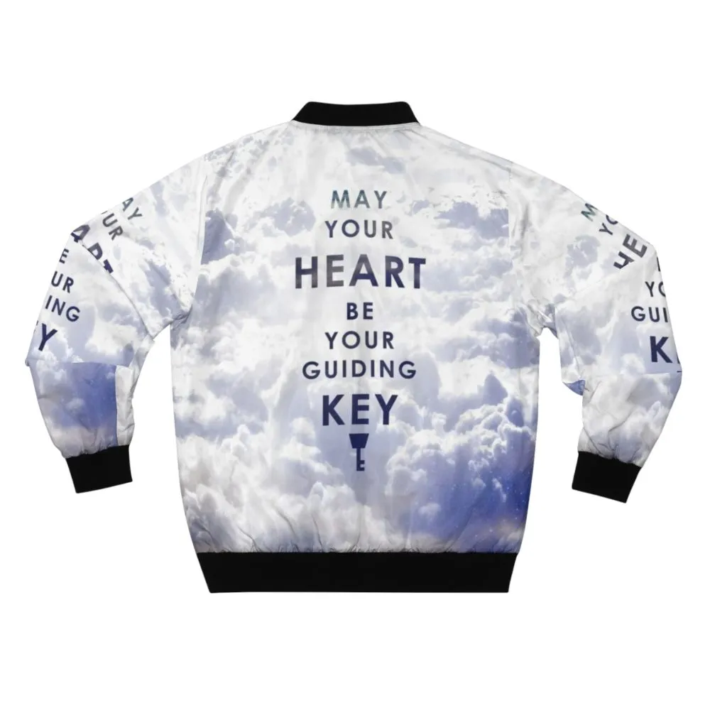 "Kingdom Hearts Bomber Jacket - 'May your Heart be your guiding Key'"