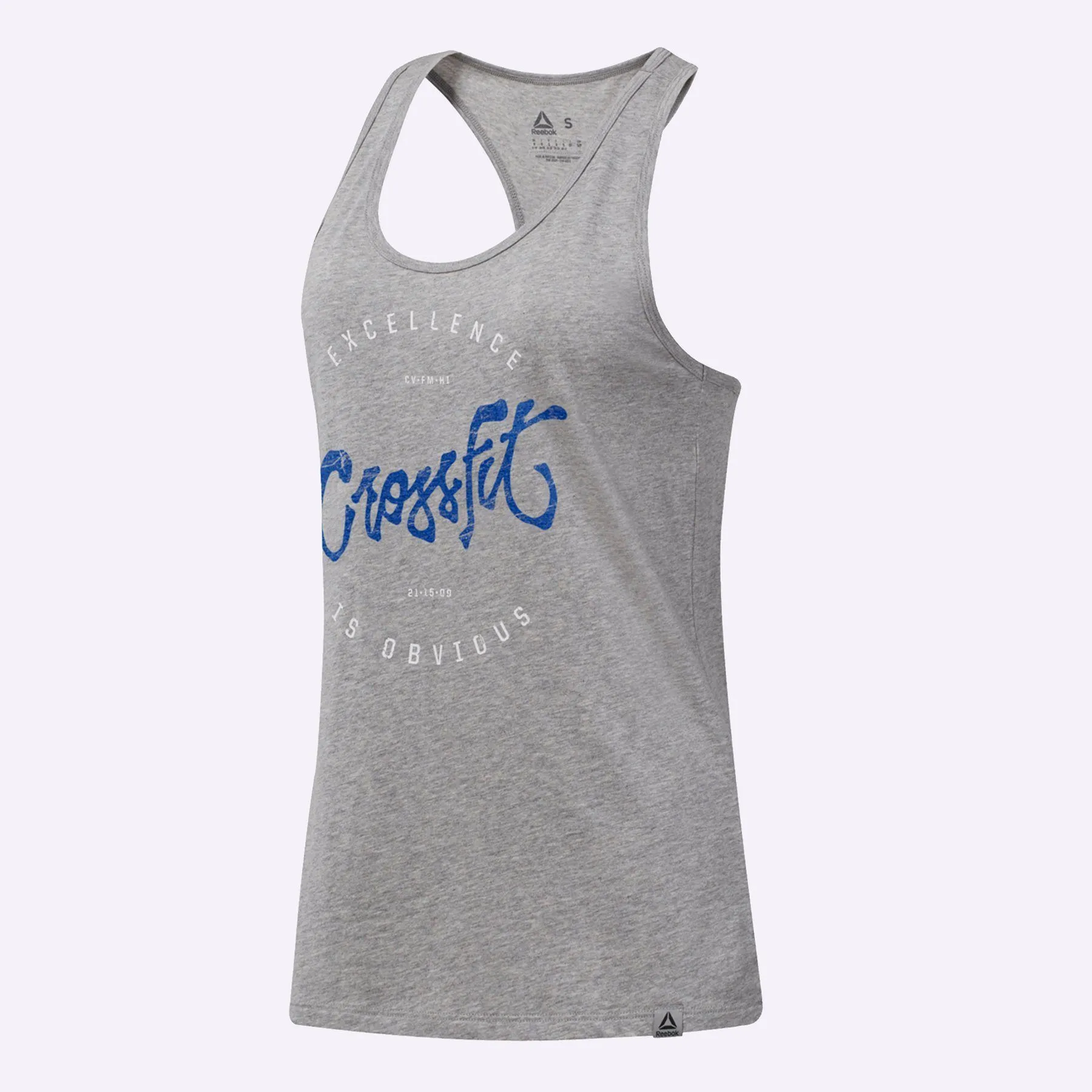 Reebok - Women's CrossFit Racer Tank - Medium Grey Heather