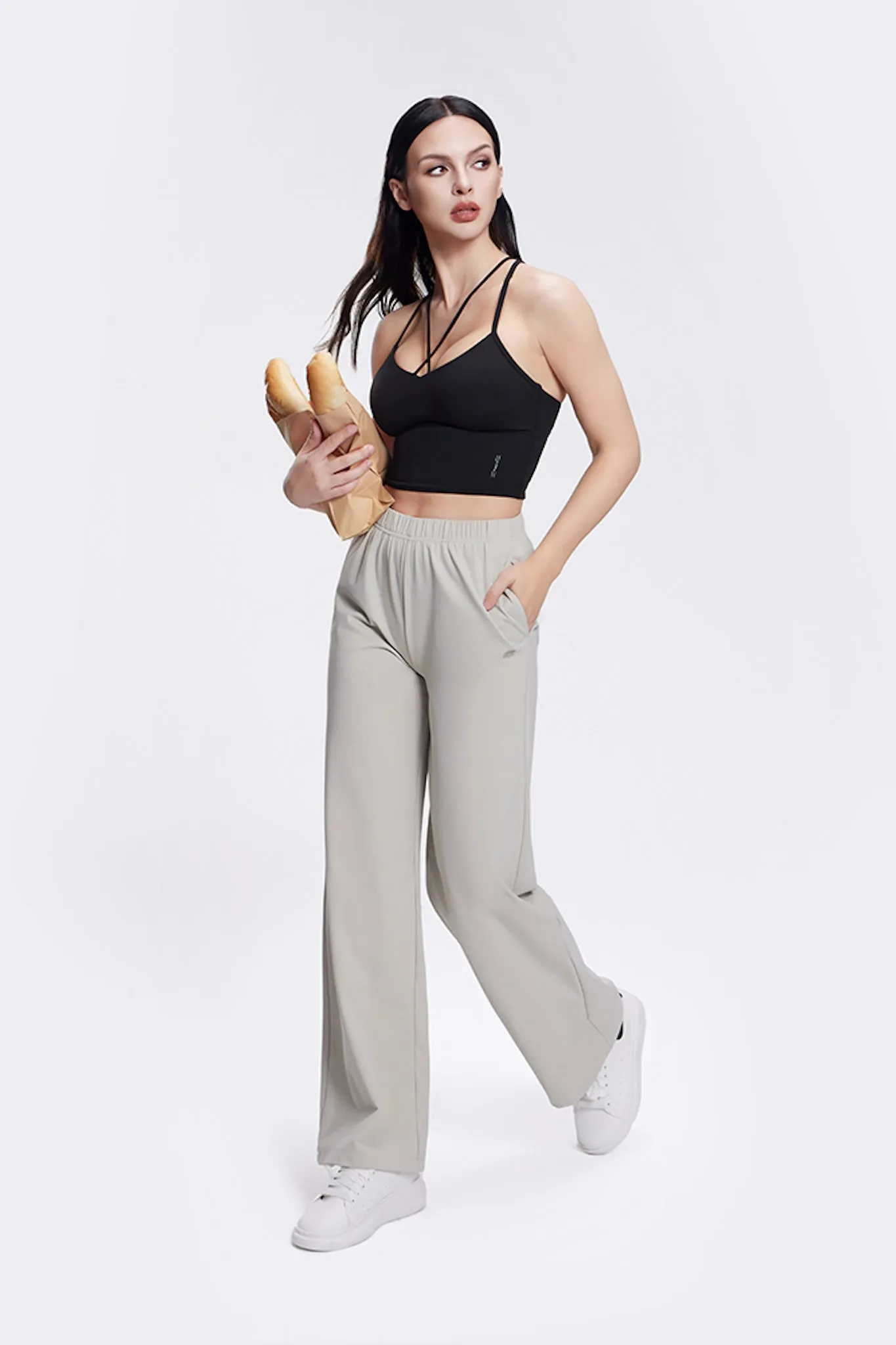 Relaxed Fit Athletic Pants