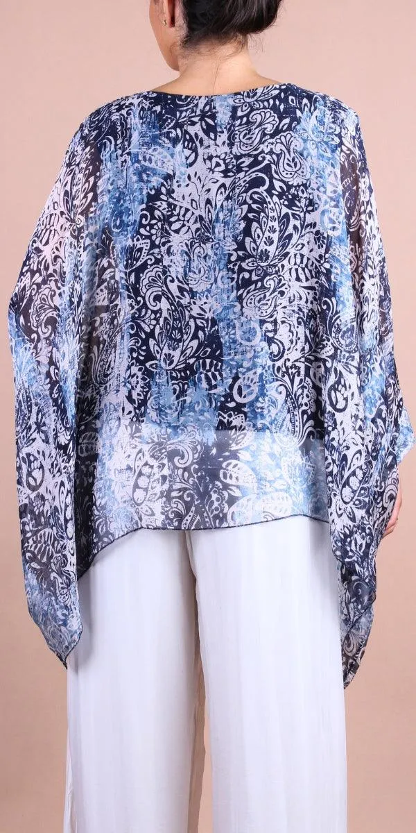 Seta Paisley Print Kaftan