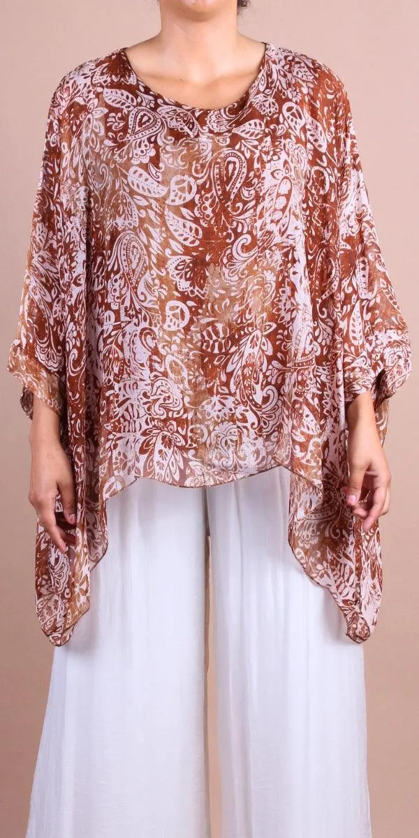 Seta Paisley Print Kaftan