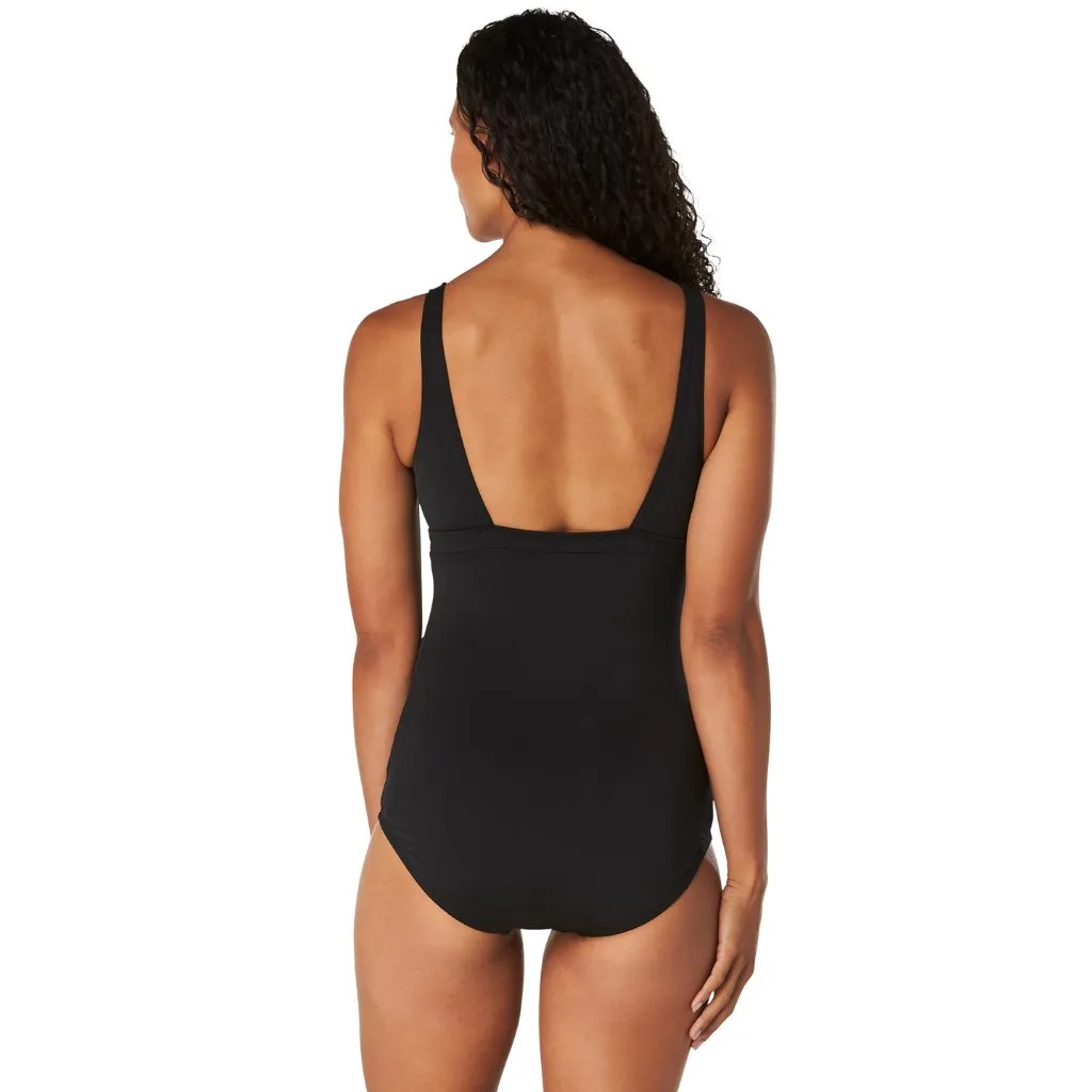 Speedo Solid V Neck - Black