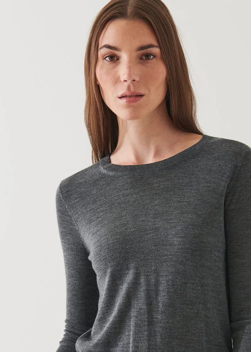 Superfine Merino Crewneck W116C02L