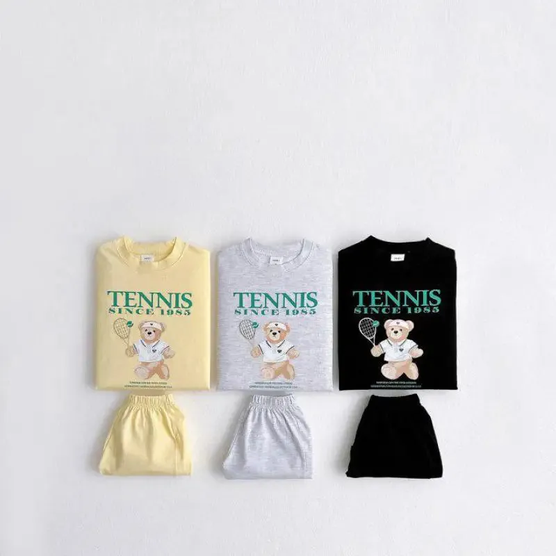 TENNIS Bear Tee & Shorts Set