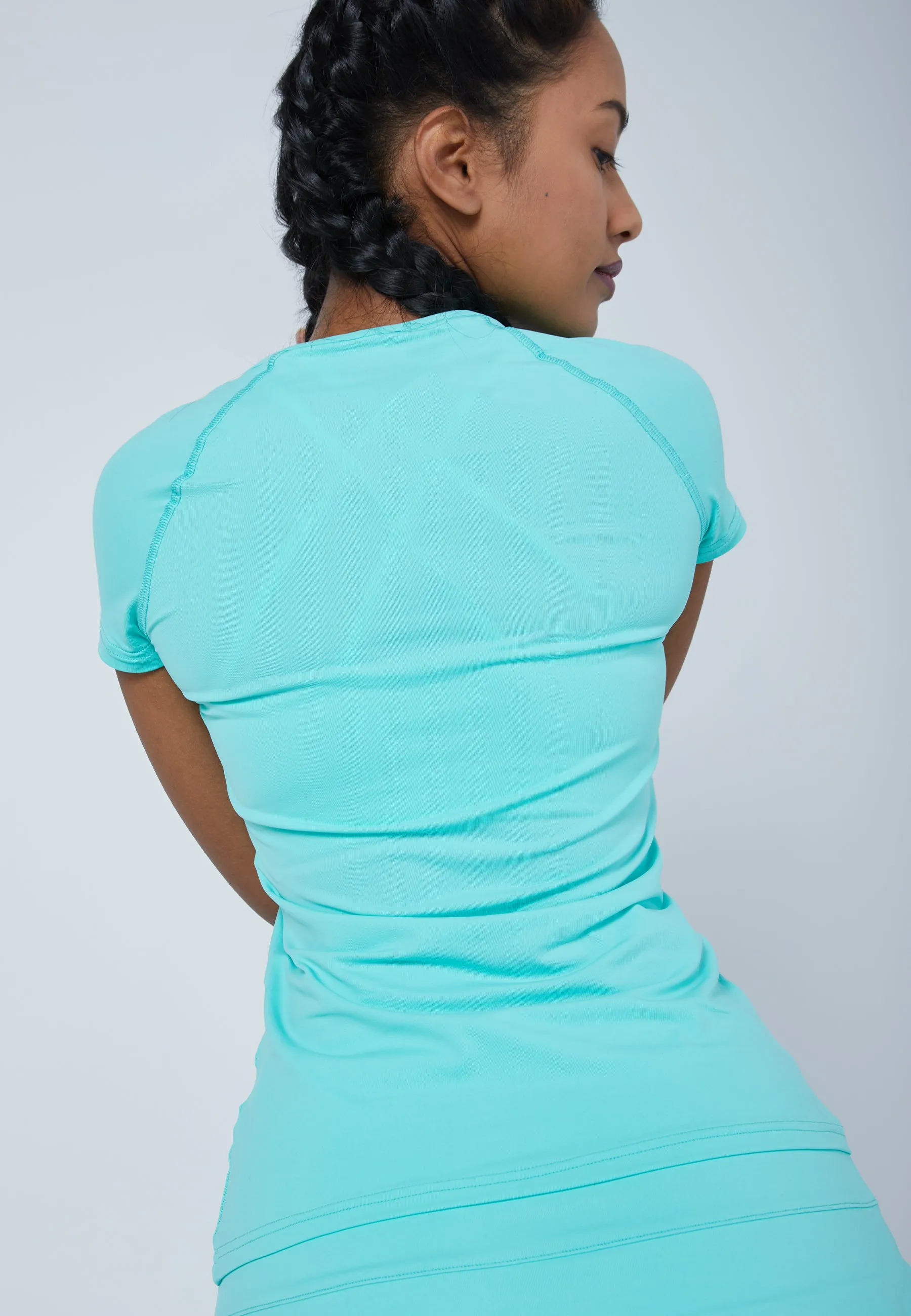 Tennis Capsleeve T-Shirt, mint green