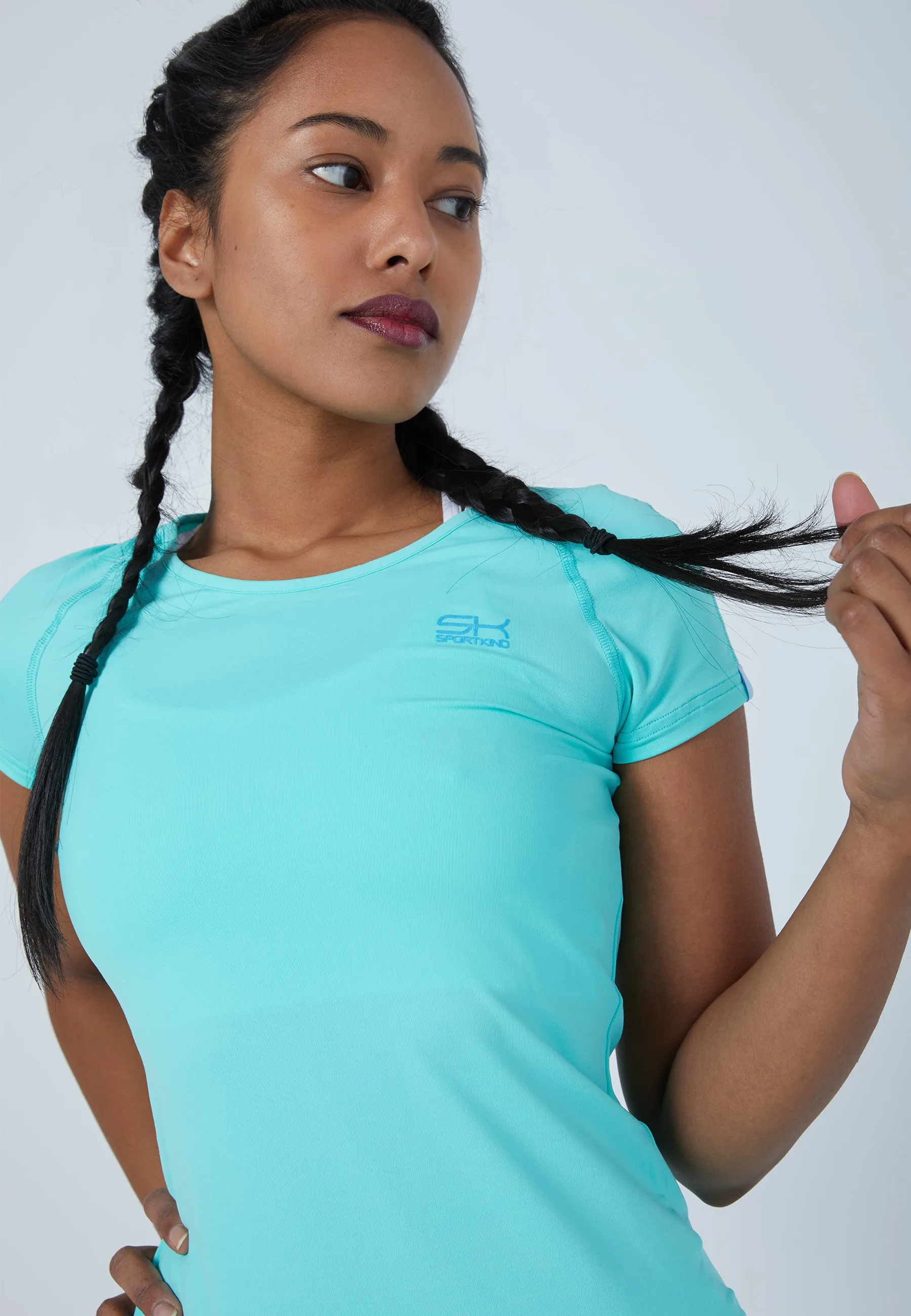 Tennis Capsleeve T-Shirt, mint green