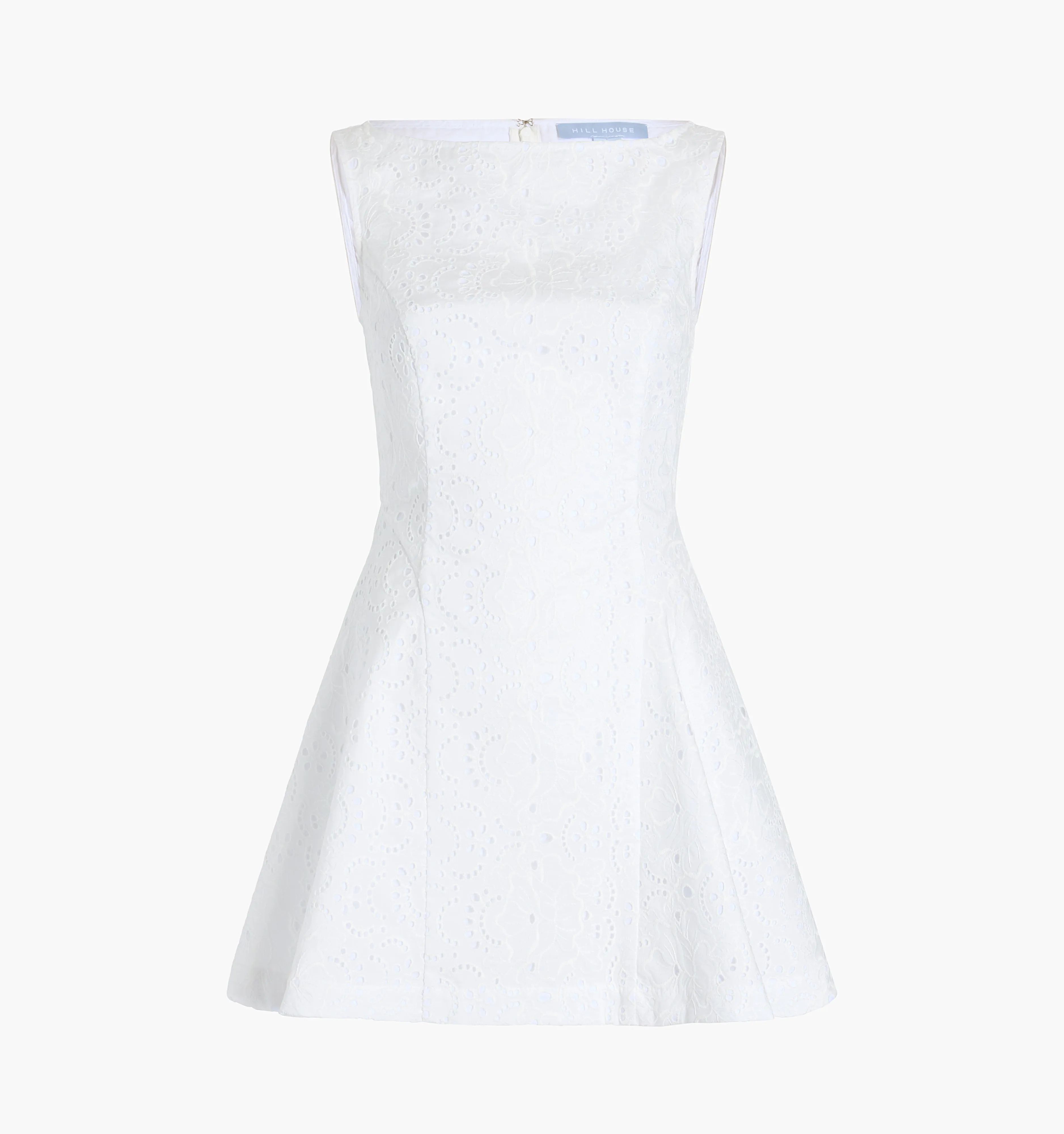 The Sutton Dress - White Broderie Anglaise